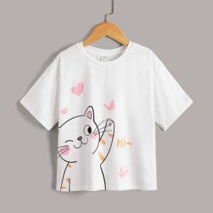 Kids cat t shirt best sale