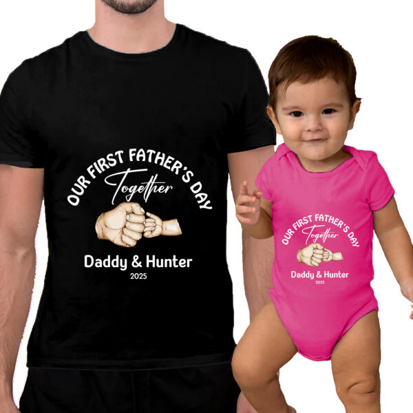 Daddy+Me Fathers Day Body Suit & T-Shirt Online in Pakistan