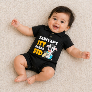 Alternative view of 1st Eid Cute Goat Polo Romper