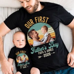 First Father Day T-Shirt and Romper Deal 2025