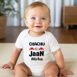 Custom Name Chachu ki Jaan For Boy & Girl Romper