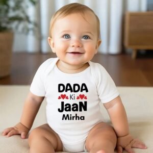 Custom Name Dada ki Jaan For Boy & Girl Romper