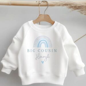 Personalized Big Cousin Kids Sweatshirt