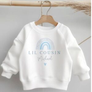 Personalized Lil Cousin Kids Sweatshirt