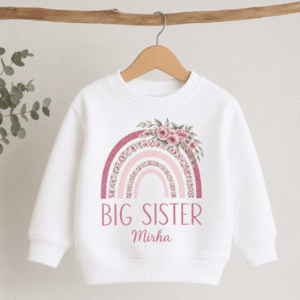 Personalized Big Sister & Lil Sister Kids Sweatshirt