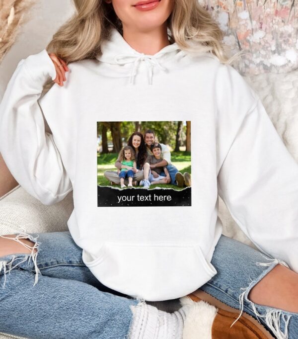 Personalized Family Photo Hoodie