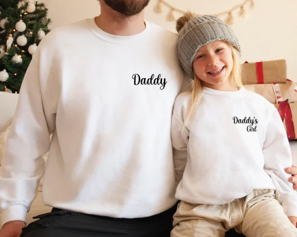 Daddy and Daddy's Girl Matching Sweatshirt