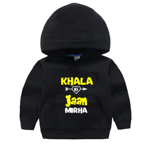 khala ki jan Black Hoodie