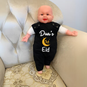 1st Eid Black Romper online in Pakistan