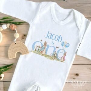 Personalised First Birthday One Romper.