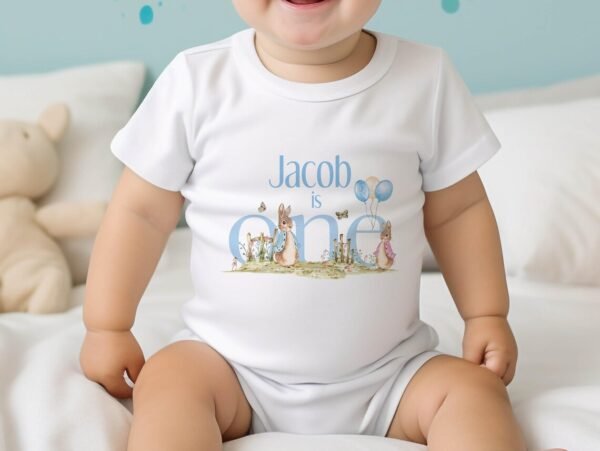 Personalised First Birthday One Romper.