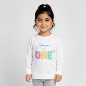 Personalised Pastel Daisy Girls First Birthday Romper