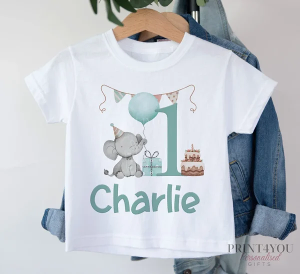 Personalised Boys Birthday T-Shirt