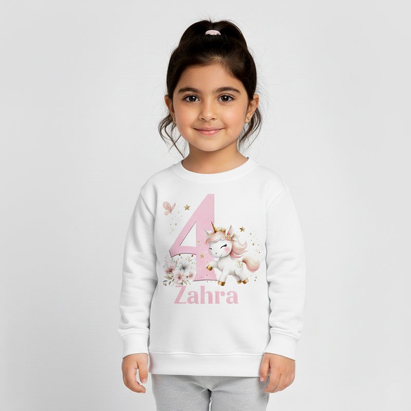 Personalised Unicorn Birthday Number Outfit