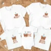 Personalized Beary First Birthday Family Matching Shirts