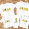 Personalized Bee 1st Birthday Matching Family Shirts