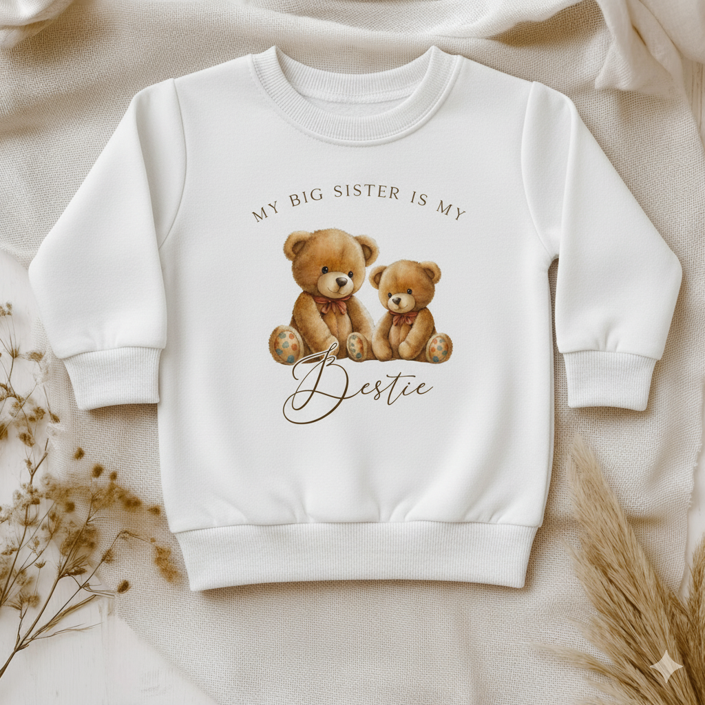 Teddy Best Friends Sibling Outfit