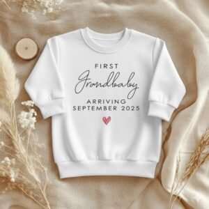 Our First Grandbaby Arriving Announcement Outfit