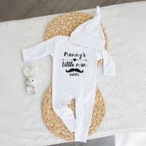 Personalized Mommy’s Little Man Romper
