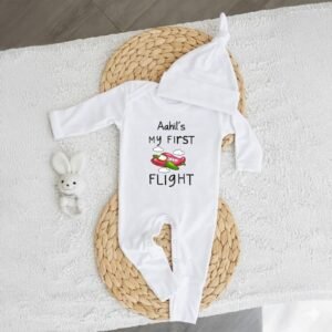 "Welcome to the World" Personalized Baby Romper