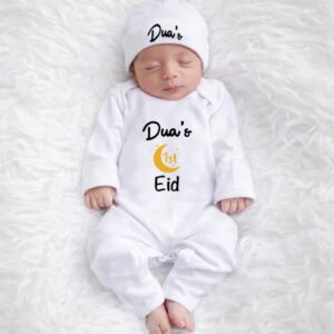 “My First Eid” Custom Moon & Stars Romper