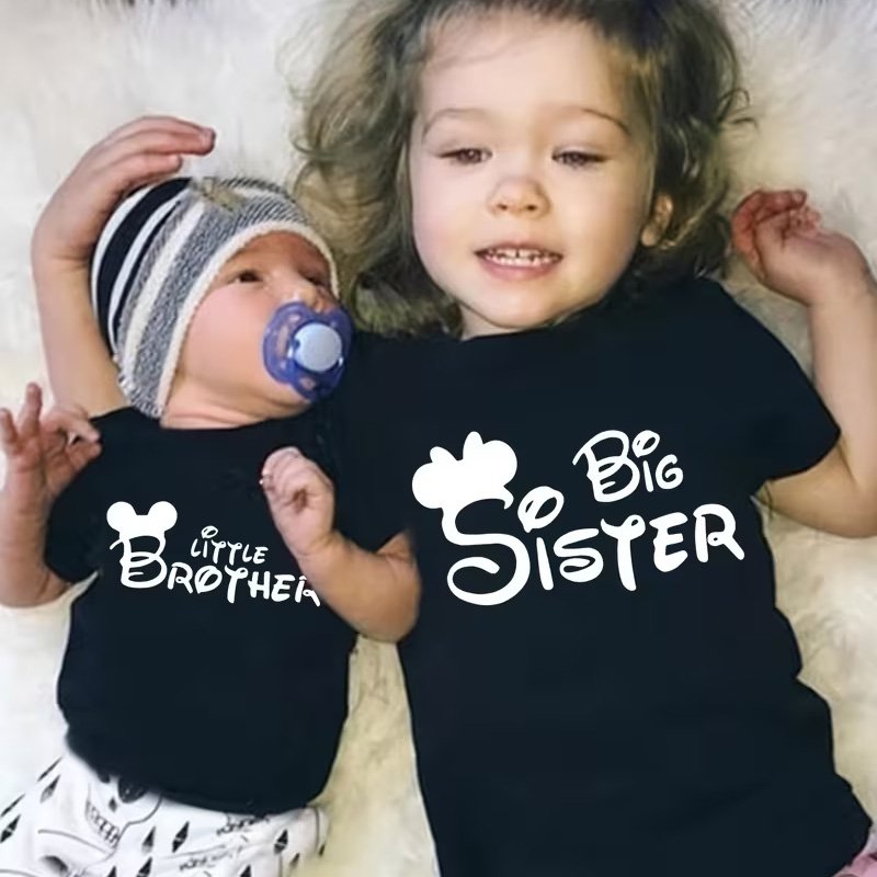 Disney-Inspired Sibling Matching T-Shirt & Onesie Set