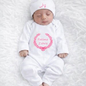 Alternative view of Personalized Baby Name Announcement Romper