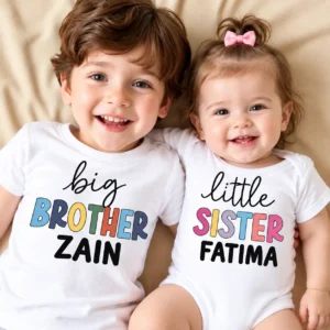 Brother Sister T-Shirt & Romper Deal