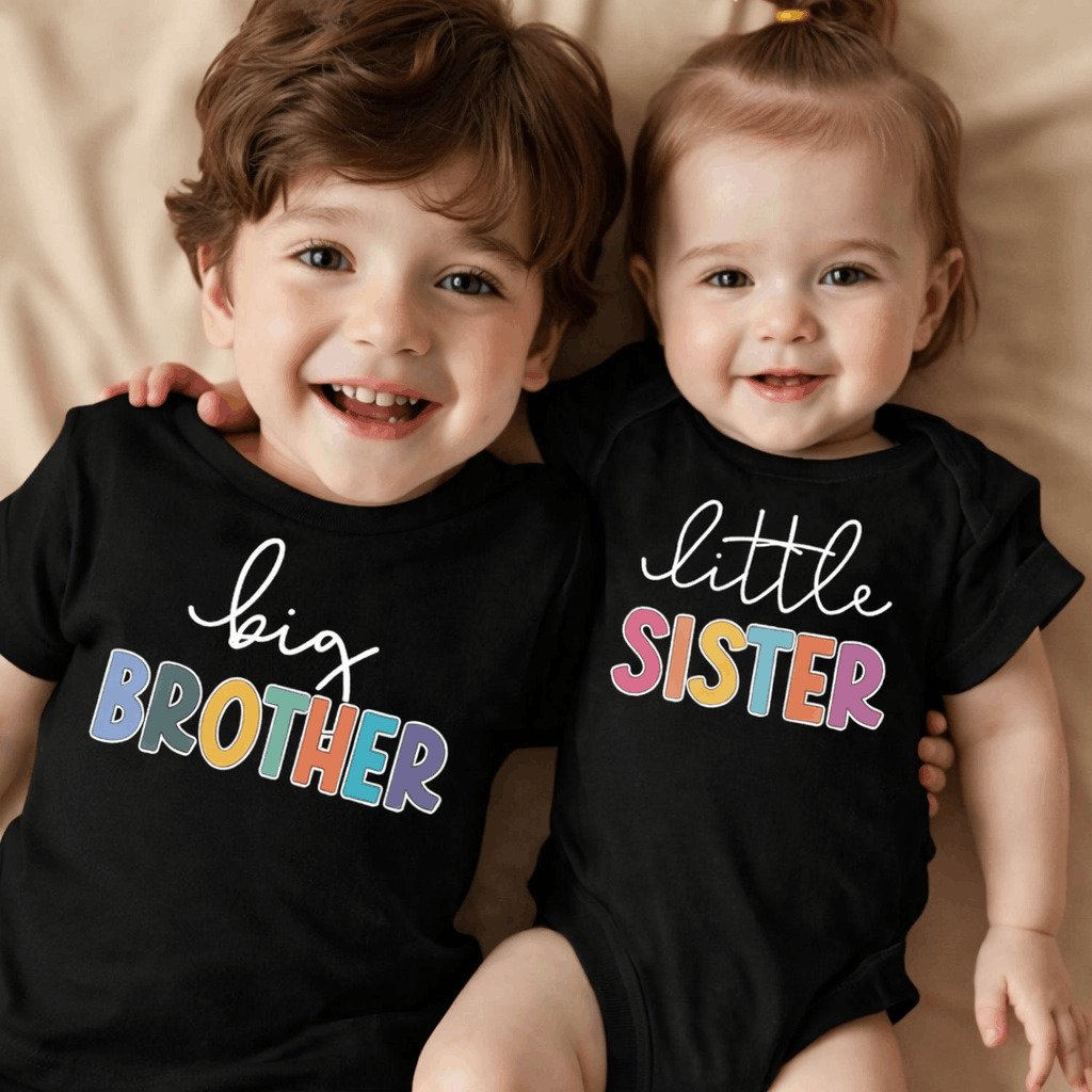 Big Brother Little Sister T-Shirt & Romper Deal - Image 2