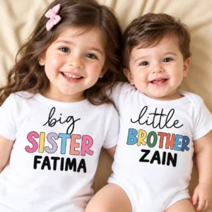 Brother Sister T-Shirt & Romper Deal - Image 3