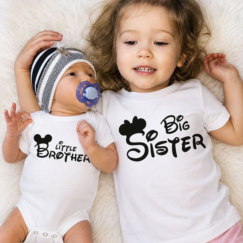 Disney-Inspired Sibling Matching T-Shirt & Onesie Set - Image 2