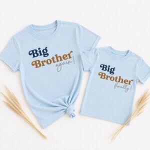 Alternative view of Big Brother Again & Big Brother Finally Matching T-Shirt Set