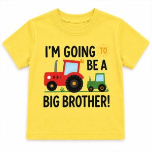 Alternative view of I’m Going to Be a Big Brother Shirt