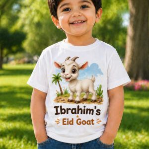 Personalized Name Eid Animal Kids T-Shirt