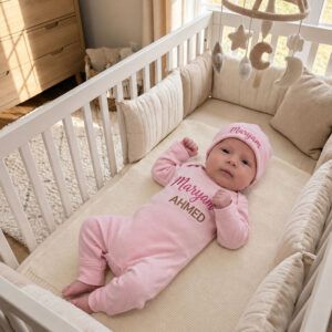 Alternative view of Custom Baby Name Romper