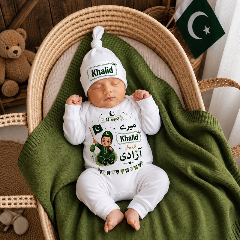 Meri Azadi Name Full Body Romper
