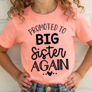 Alternative view of Promoted to Big Sister Again T-Shirt