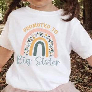 Alternative view of Rainbow Big Sister T-Shirt