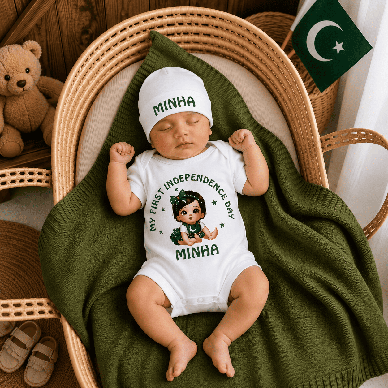 My 1st 14th August Half Body Romper