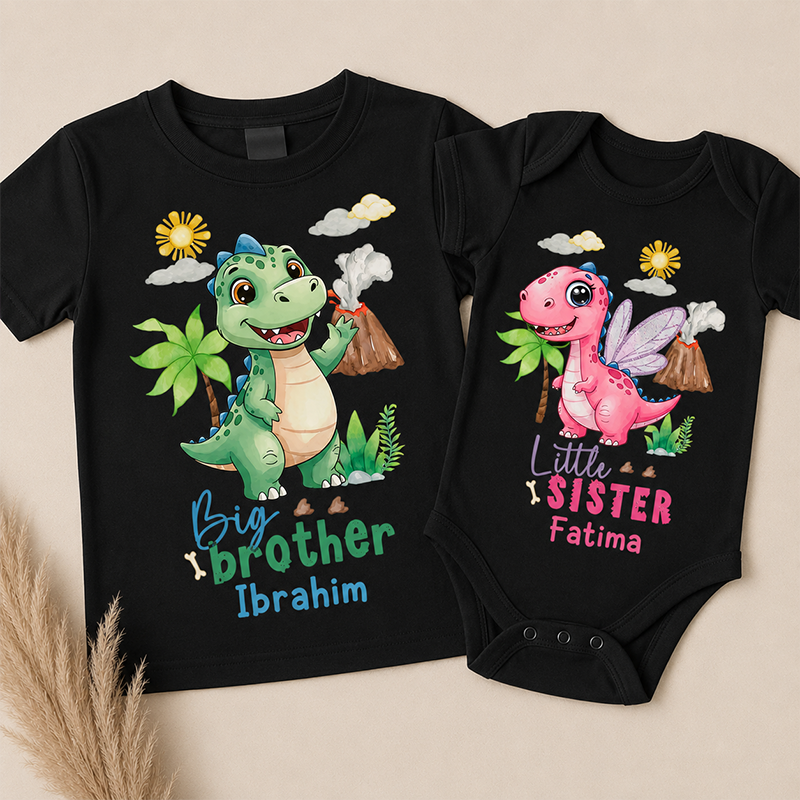 Big Brother Little Sister Dinosaur Set - Image 2