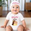 Custom Name Ki Jaan Half Body Romper with Cap