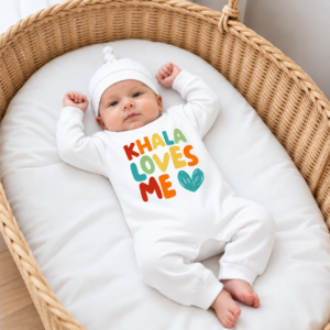 Alternative view of Loves Me Full Body Romper and Cap