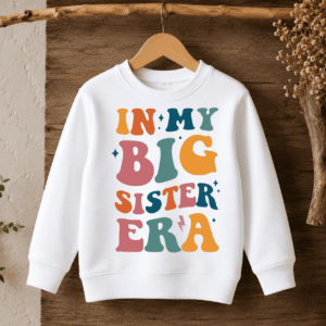 Personalized In My Big Sister Era Sweatshirt