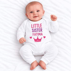 Personalized Big Brother & Big Sister Crown Romper